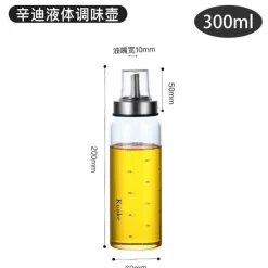 Tom Küche & Esszimmer-Ölspender aus Glas - Gewürzflasche für die Küche