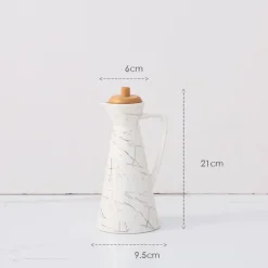 Decor Küche & Esszimmer-Ölspender aus Keramik – Stilvolle Küchenflasche