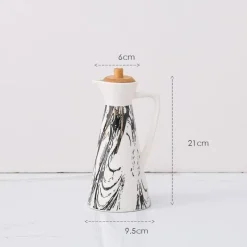 Decor Küche & Esszimmer-Ölspender aus Keramik – Stilvolle Küchenflasche