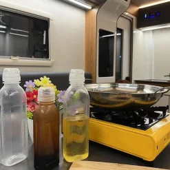 Space Savvy Küche & Esszimmer-Ölspenderflasche – leicht zu drückendes Küchenwerkzeug