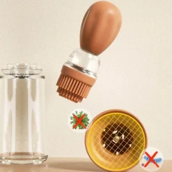 The Culinary Kit Küche & Esszimmer-Ölspenderflasche aus Glas - Soßen- und Dressingbehälter