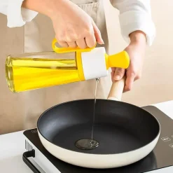 The Culinary Kit Küche & Esszimmer-Ölspenderpinsel – 2-in-1 Koch- und Backwerkzeug