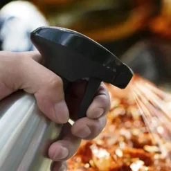 Tom Küche & Esszimmer-Ölsprüher aus Edelstahl – 500 ml Gewürzflasche zum Kochen