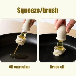 Space Savvy Küche & Esszimmer-Ölsprühflasche mit Pinsel - Küchen-Kochsprühgerät