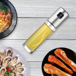 The Culinary Kit Küche & Esszimmer-Ölsprühflaschen-Set – 2-teiliges Küchenspender-Set