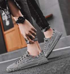 Herren Decor Herrenschuhe-Lässige handgefertigte Herren-Sneakers - Bequeme Outdoor-Schuhe