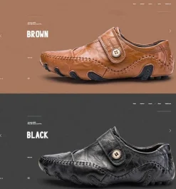 Herren Decor Herrenschuhe-Lässige Lederschuhe für Herren im britischen Stil