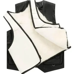 Herren Heritage Threads Herrenbekleidung-Lässige Reiseweste aus Leder – Stilvolle Abenteurerausrüstung