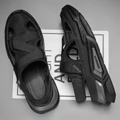 Damen Wilderness Haven Herrenschuhe|Damenschuhe-Lässige Sommersandalen aus Leder – Rutschfester Outdoor-Komfort