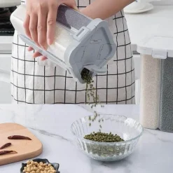 Space Savvy Küche & Esszimmer-Luftdichter Mehrkorn-Aufbewahrungsbehälter – versiegelter Lebensmittelbehälter