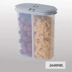 Space Savvy Küche & Esszimmer-Luftdichter Mehrkorn-Aufbewahrungsbehälter – versiegelter Lebensmittelbehälter