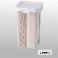 Space Savvy Küche & Esszimmer-Luftdichter Mehrkorn-Aufbewahrungsbehälter – versiegelter Lebensmittelbehälter