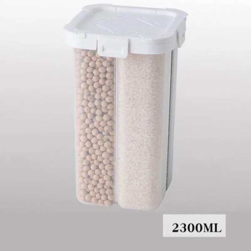 Space Savvy Küche & Esszimmer-Luftdichter Mehrkorn-Aufbewahrungsbehälter – versiegelter Lebensmittelbehälter