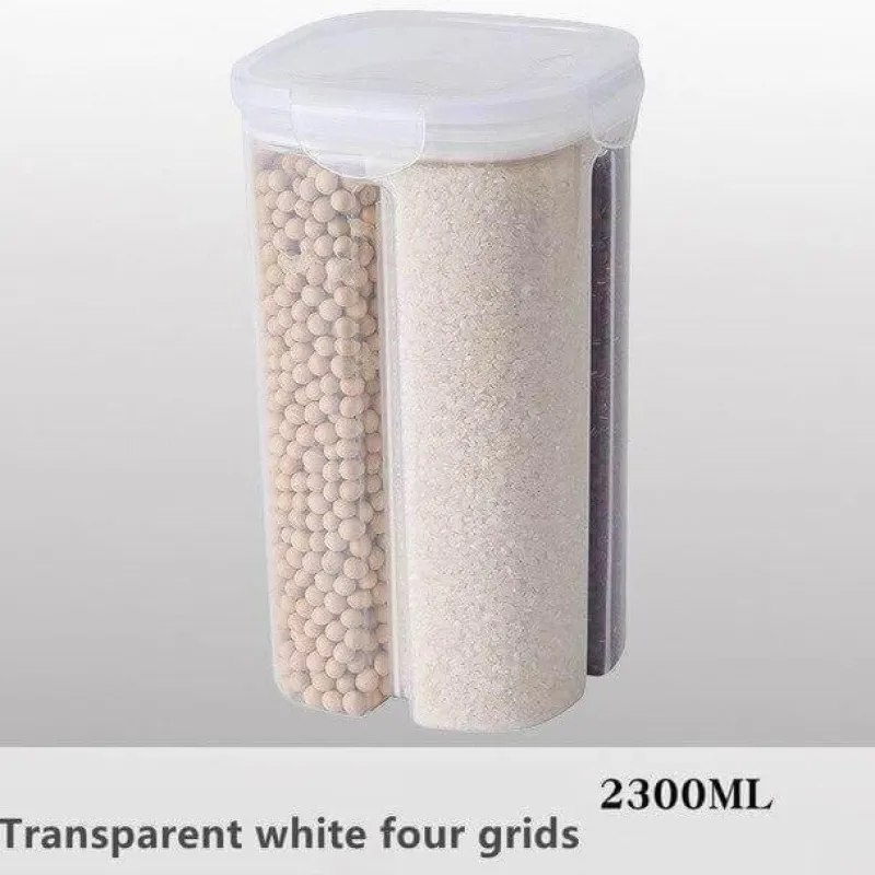 Space Savvy Küche & Esszimmer-Luftdichter Mehrkorn-Aufbewahrungsbehälter – versiegelter Lebensmittelbehälter