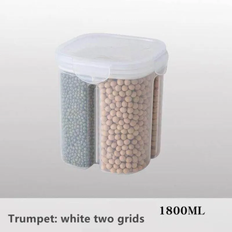 Space Savvy Küche & Esszimmer-Luftdichter Mehrkorn-Aufbewahrungsbehälter – versiegelter Lebensmittelbehälter