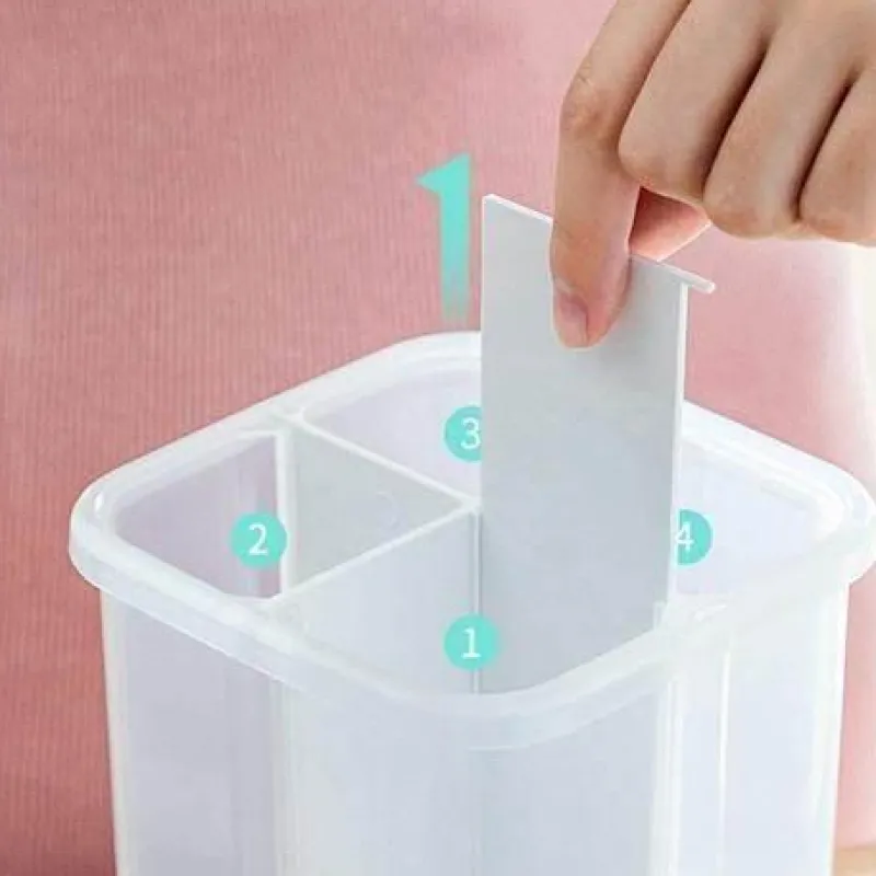 Space Savvy Küche & Esszimmer-Luftdichter Mehrkorn-Aufbewahrungsbehälter – versiegelter Lebensmittelbehälter