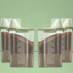 The Culinary Kit Küche & Esszimmer-Luftdichter Vorratsbehälter für Lebensmittel – Messbarer Küchen-Organizer