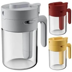 The Culinary Kit Küche & Esszimmer-Luftdichtes Gewürzglas aus Glas mit Verschlusslöffel – Aufbewahrungsbehälter für die Küche