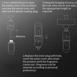 Wild u0026 Free Gear Autozubehör|Automobilindustrie-Lufterfrischer „Snake Bite“ – Duftkapsel zum Aufhängen
