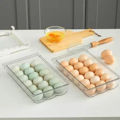 Space Savvy Küche & Esszimmer-Lume Eierablage – Schiebelösung zur Eieraufbewahrung