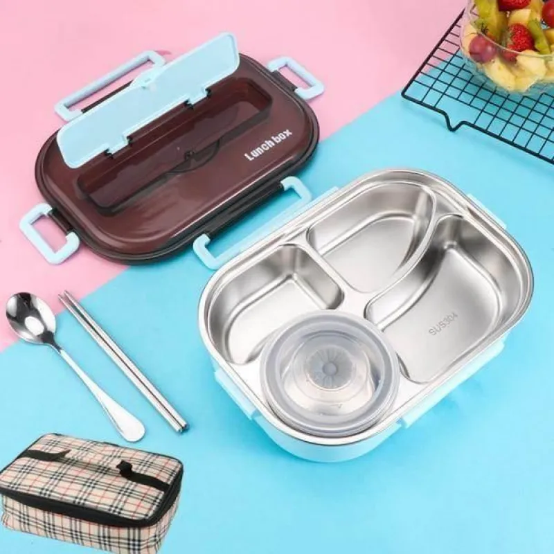 Adventure Basecamp Camping-Werkzeuge|Camping Im Freien-Lunchbox aus Edelstahl – Auslaufsicherer Behälter