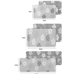 Ember u0026 Ivy Gadgets Für Zuhause-Lustige rutschfeste Fußmatte – waschbar „Please Go Away“ Willkommensmatte