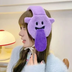 Wilderness Haven Outdoor-Artikel|Camping Im Freien-Lustige Wintermonster-Ohrenschützer – süßes, flauschiges Accessoire für kaltes Wetter