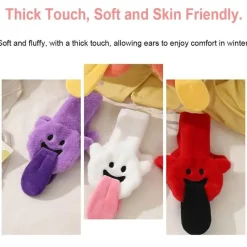 Wilderness Haven Outdoor-Artikel|Camping Im Freien-Lustige Wintermonster-Ohrenschützer – süßes, flauschiges Accessoire für kaltes Wetter