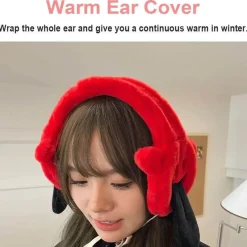 Wilderness Haven Outdoor-Artikel|Camping Im Freien-Lustige Wintermonster-Ohrenschützer – süßes, flauschiges Accessoire für kaltes Wetter