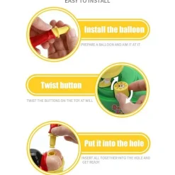 Wilderness Haven Outdoor-Artikel|Camping Im Freien-Lustiges Ballon-Pustespielzeug für Kinder