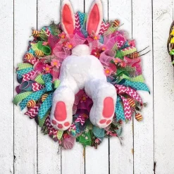 Accent Haven Wohndeko-Lustiges Hasen-Türornament – ​​süßes Frühlingsdekor