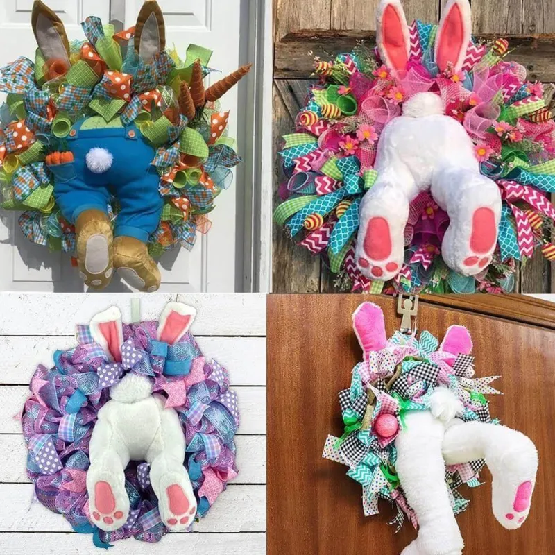 Accent Haven Wohndeko-Lustiges Hasen-Türornament – süßes Frühlingsdekor