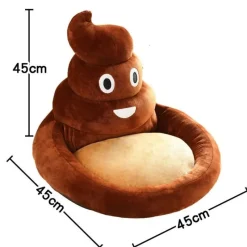 Decor Haustierzubehör|Haustierbetten-Lustiges Katzenbett – süßes Kot-Design