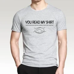 Herren Heritage Threads Herrenbekleidung-Lustiges T-Shirt - Du liest mein Shirt-Design