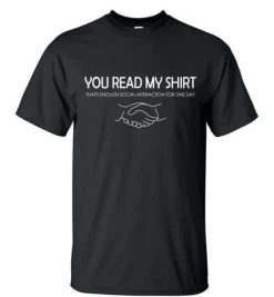 Herren Heritage Threads Herrenbekleidung-Lustiges T-Shirt - Du liest mein Shirt-Design