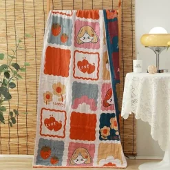 The Blanket Nook Bettzeug-Luxuriöse Badetücher aus Baumwolle – schnelltrocknende, weiche und saugfähige Handtücher