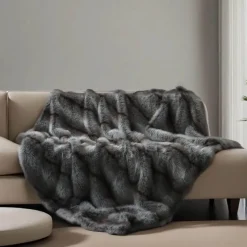 Cozy Haven Bettzeug-Luxuriöse Felldecke – weicher, gemütlicher Überwurf