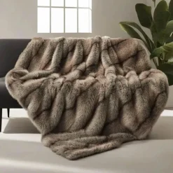 Cozy Haven Bettzeug-Luxuriöse Felldecke – weicher, gemütlicher Überwurf