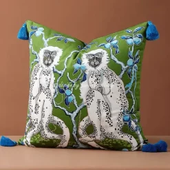 Guvinci Gallery Bettzeug-Luxuriöse Kissenbezüge aus Samt – moderner Designer-Stil