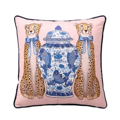 Guvinci Gallery Bettzeug-Luxuriöse Kissenbezüge aus Samt – moderner Designer-Stil