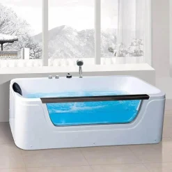 The Blissful Bath Badezimmer-Luxuriöse Spa-Badewanne – Entspannungserlebnis mit Wasserfall