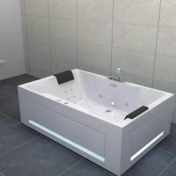 The Blissful Bath Badezimmer-Luxuriöse Spa-Badewanne – Entspannungserlebnis mit Wasserfall