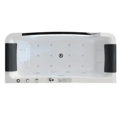 The Blissful Bath Badezimmer-Luxuriöse Spa-Badewanne – Entspannungserlebnis mit Wasserfall