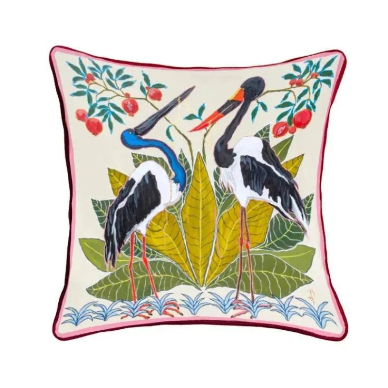 Guvinci Gallery Bettzeug-Luxuriöse Staffordshire-Hundekissenbezüge – Mystisches Tierdruck-Dekor