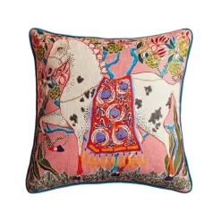 Guvinci Gallery Bettzeug-Luxuriöse Staffordshire-Hundekissenbezüge – Mystisches Tierdruck-Dekor