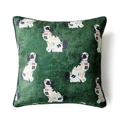 Guvinci Gallery Bettzeug-Luxuriöse Staffordshire-Hundekissenbezüge – Mystisches Tierdruck-Dekor