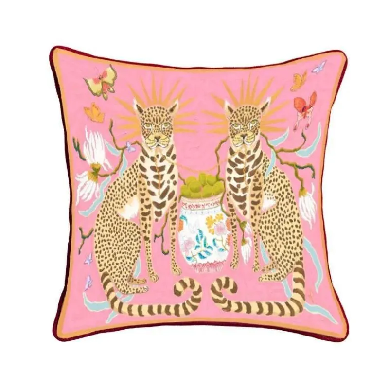 Guvinci Gallery Bettzeug-Luxuriöse Staffordshire-Hundekissenbezüge – Mystisches Tierdruck-Dekor