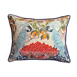 Guvinci Gallery Bettzeug-Luxuriöse Staffordshire-Hundekissenbezüge – Mystisches Tierdruck-Dekor