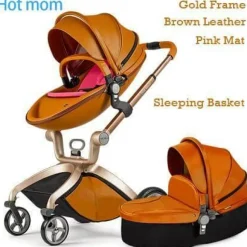 Kinder The Decor Haven Kinderwagen & Zubehör-Luxuriöser 3-in-1-Kinderwagen - Europäischer Hochlandschafts-Modekinderwagen