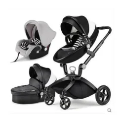 Kinder The Decor Haven Kinderwagen & Zubehör-Luxuriöser 3-in-1-Kinderwagen - Europäischer Hochlandschafts-Modekinderwagen